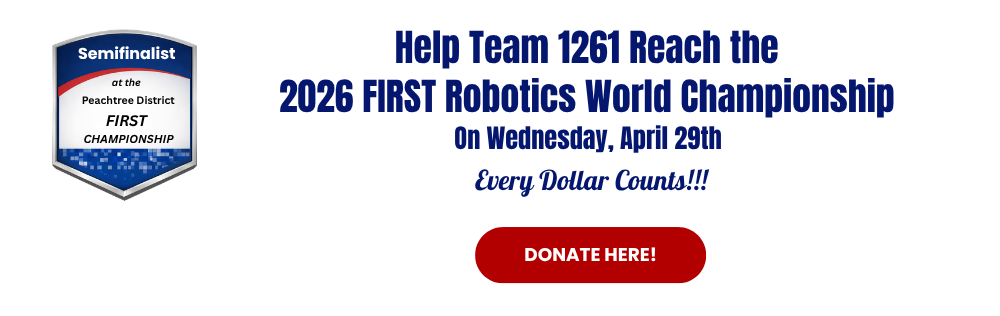 Help Team 1261 Reach the 2026 FIRST Robotics World Championship On Wednesday, April 29th